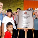 Governador de SP inaugura Parque da Integração Zilda Arns