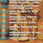 Programação do Natal 2010 - Paróquia Nossa Senhora do Perpétuo Socorro e Santa Rosalia
